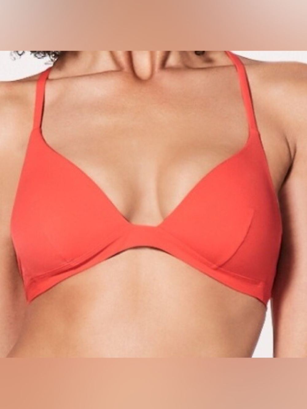 lululemon athletica deep sea swim Coral Bikini Top